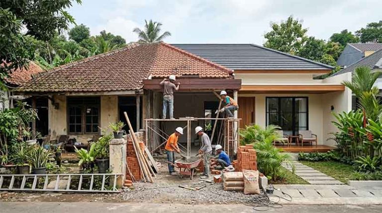 cara renovasi rumah lama